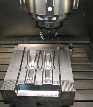 Herstellung eines Schmiedegesenkes auf Leistungsstarken CNC-Fräsmaschinen